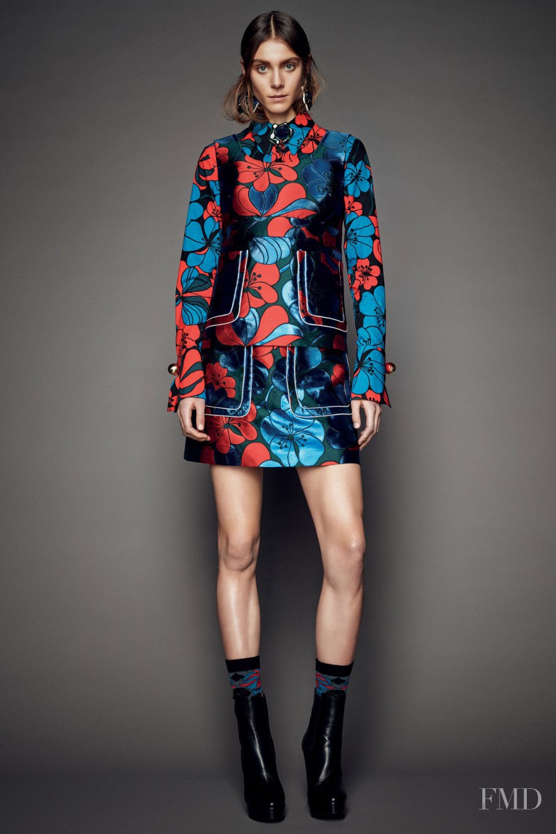 Phillipa Hemphrey featured in  the Marni fashion show for Pre-Fall 2015