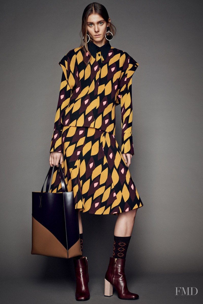 Phillipa Hemphrey featured in  the Marni fashion show for Pre-Fall 2015