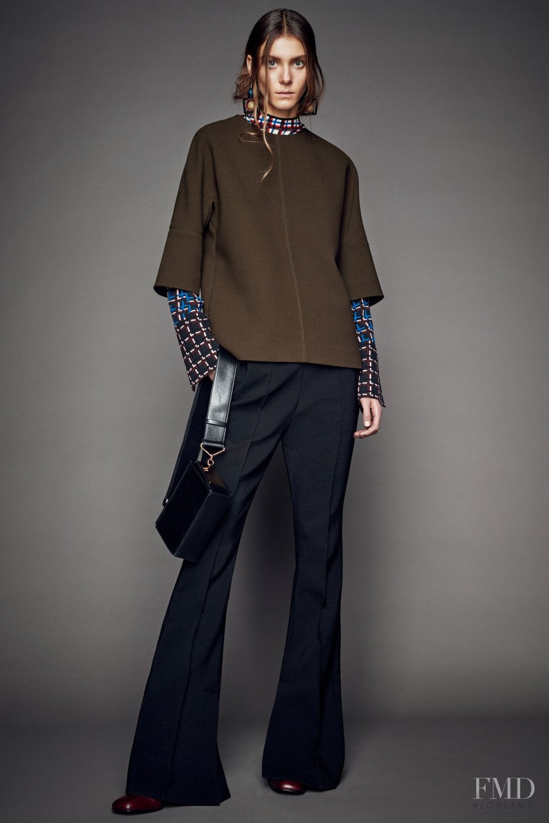 Phillipa Hemphrey featured in  the Marni fashion show for Pre-Fall 2015