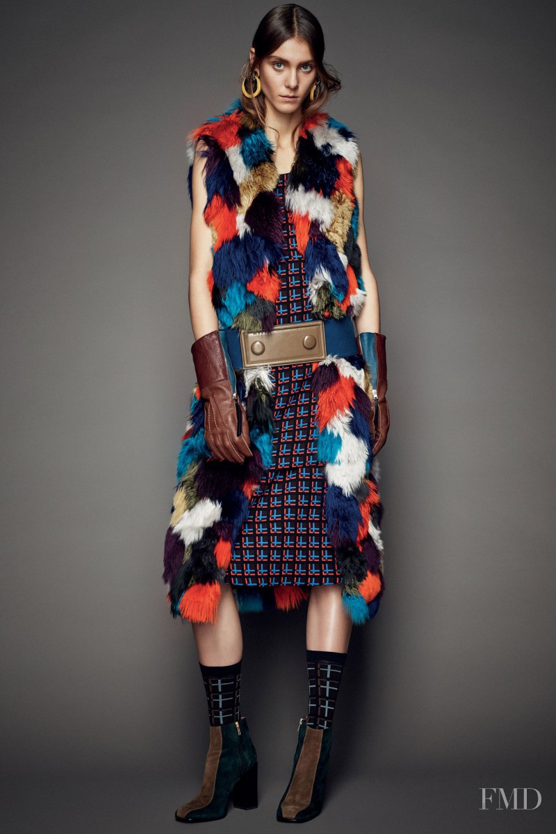 Phillipa Hemphrey featured in  the Marni fashion show for Pre-Fall 2015