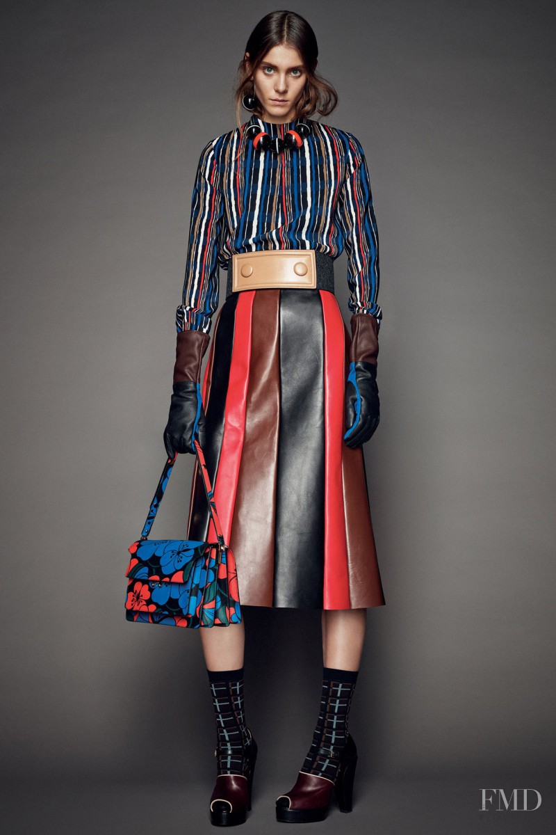 Phillipa Hemphrey featured in  the Marni fashion show for Pre-Fall 2015