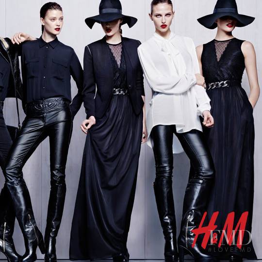 Karlina Caune featured in  the H&M advertisement for Autumn/Winter 2013