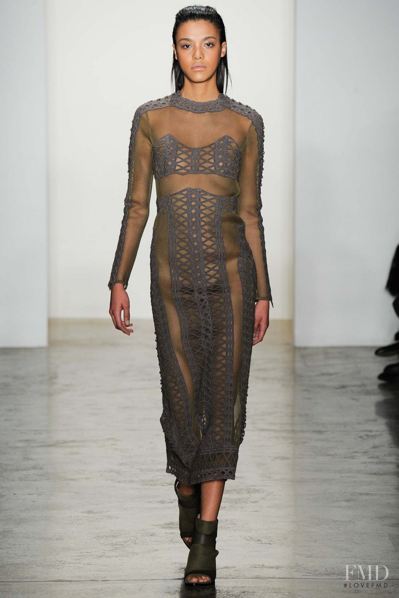 Sasha Hronis featured in  the Jonathan Simkhai fashion show for Autumn/Winter 2015