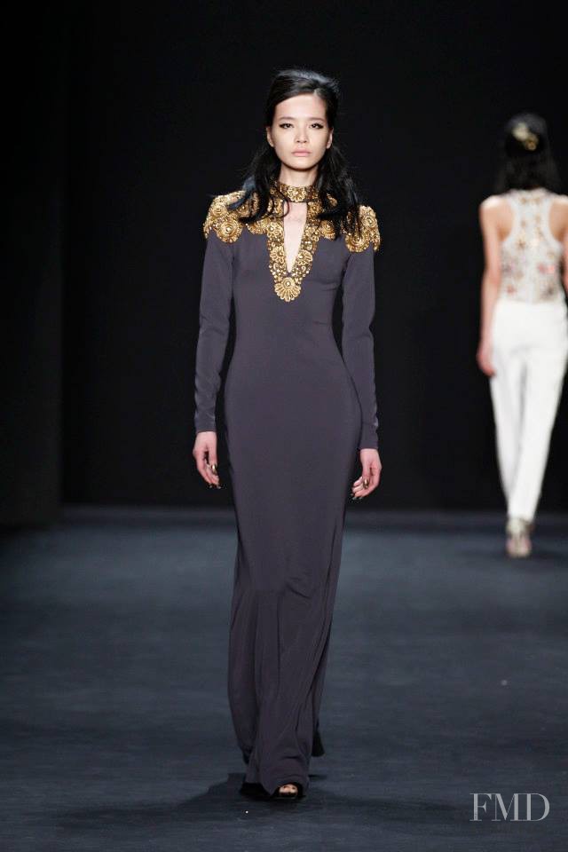 Badgley Mischka fashion show for Autumn/Winter 2015