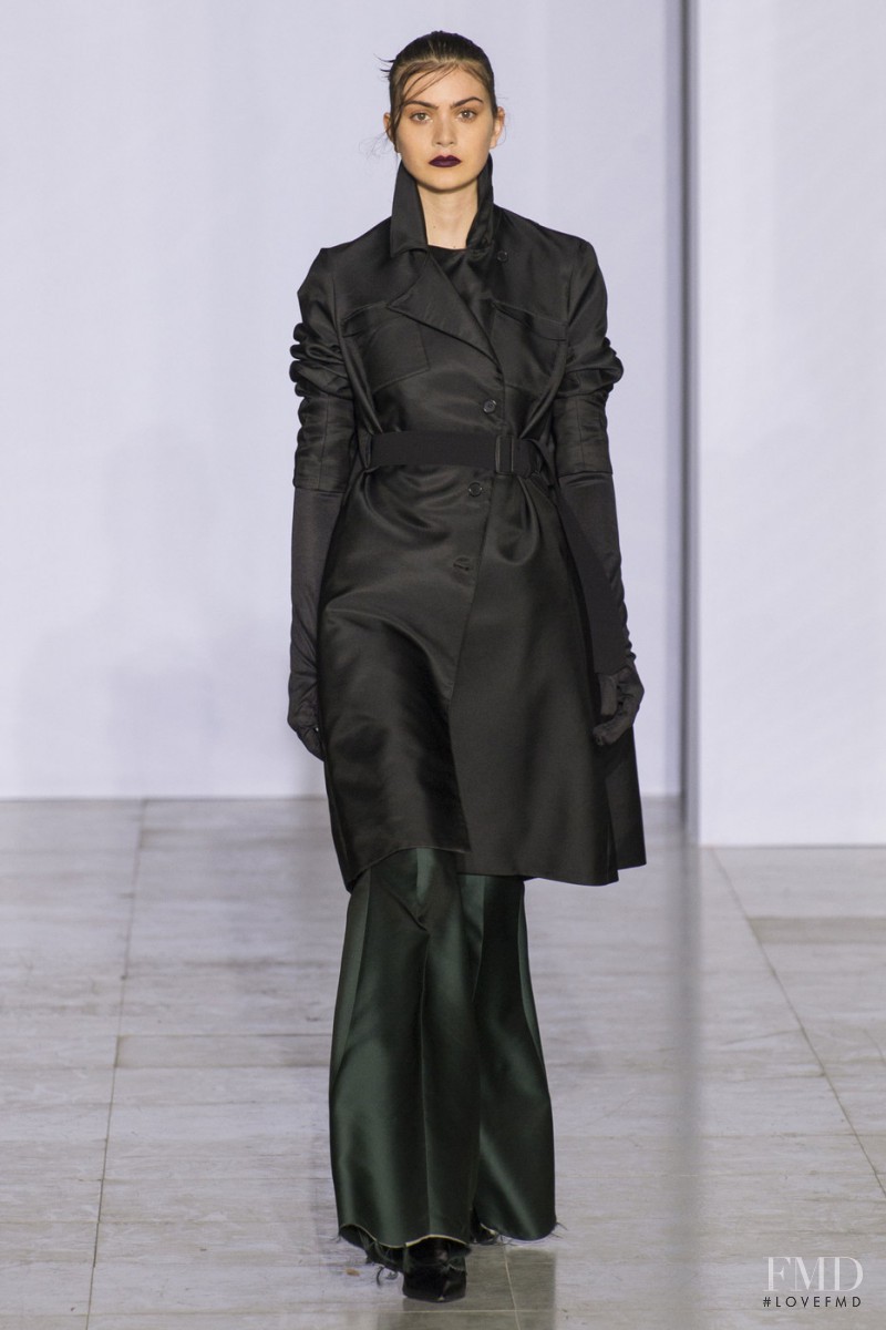 Kim Valerie Jaspers featured in  the Yang Li fashion show for Autumn/Winter 2015