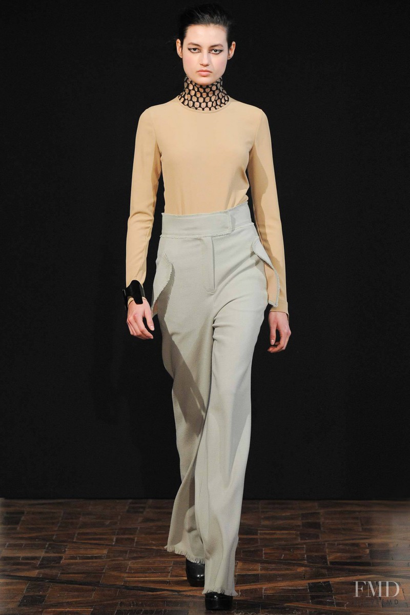 Bruna Ludtke featured in  the Veronique Leroy fashion show for Autumn/Winter 2015