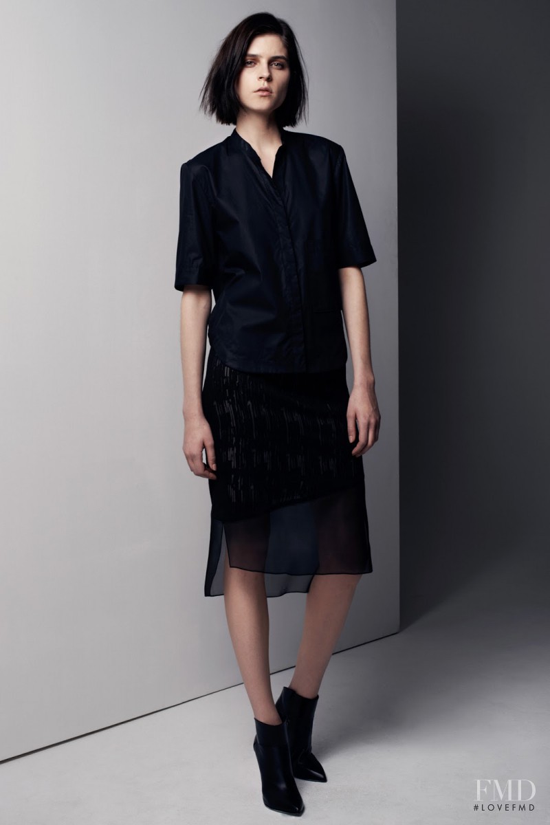 Kel Markey featured in  the Helmut Lang fashion show for Pre-Fall 2013