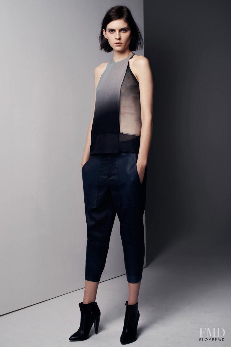 Kel Markey featured in  the Helmut Lang fashion show for Pre-Fall 2013