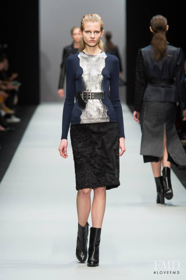 Ola Munik featured in  the Guy Laroche fashion show for Autumn/Winter 2015