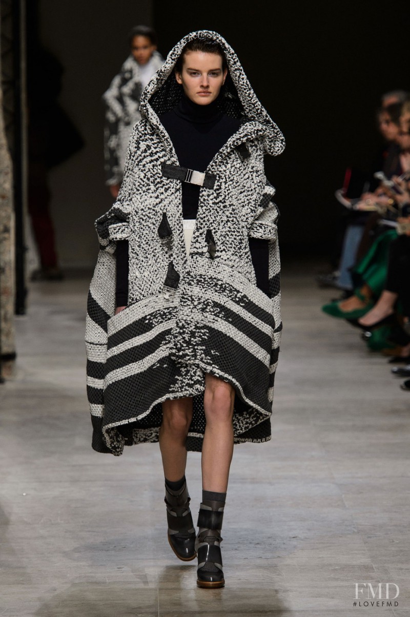 Dorota Kullova featured in  the Leonard fashion show for Autumn/Winter 2015