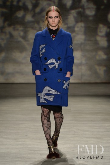 Alexandra Titarenko featured in  the Libertine fashion show for Autumn/Winter 2015
