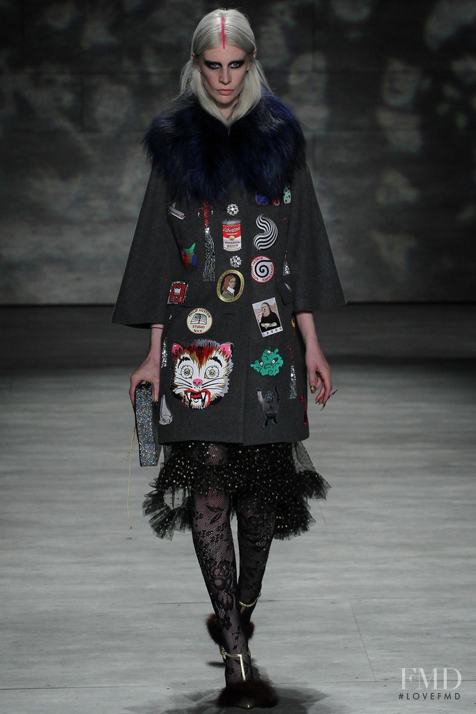 Sarah Abney featured in  the Libertine fashion show for Autumn/Winter 2015