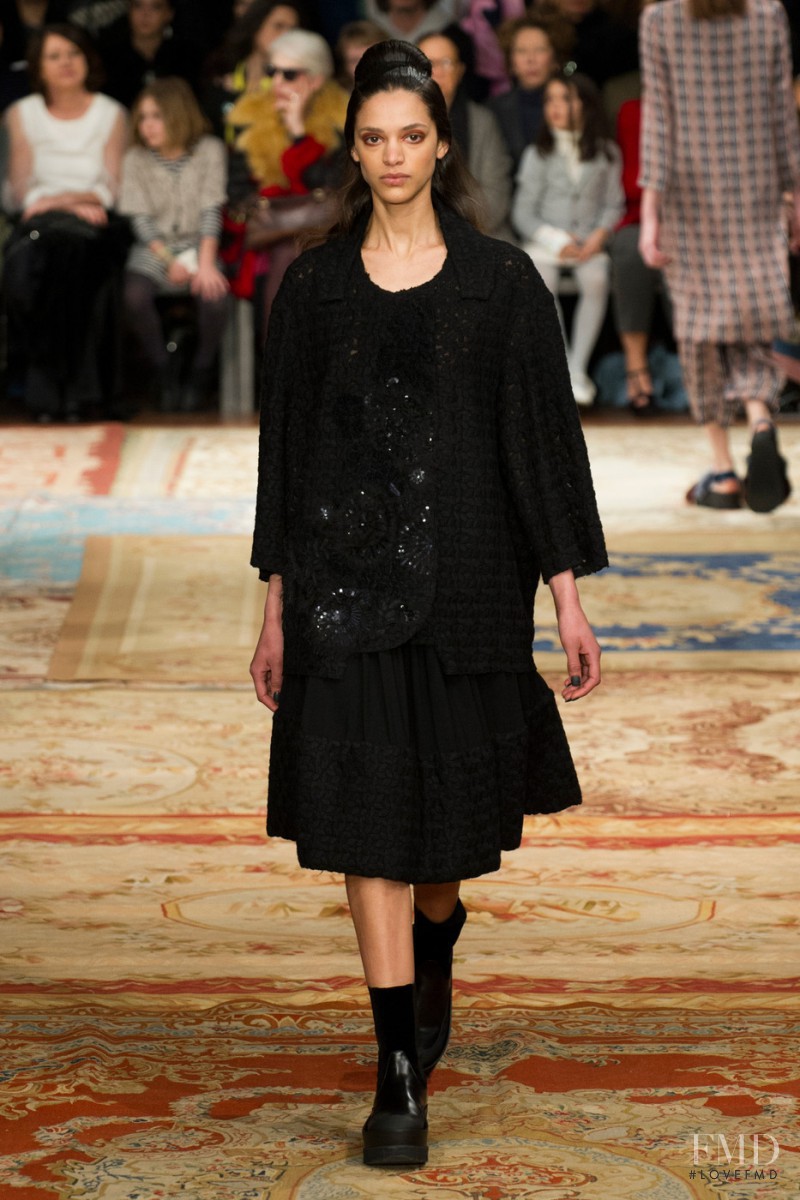 Frida Munting featured in  the Antonio Marras fashion show for Autumn/Winter 2015