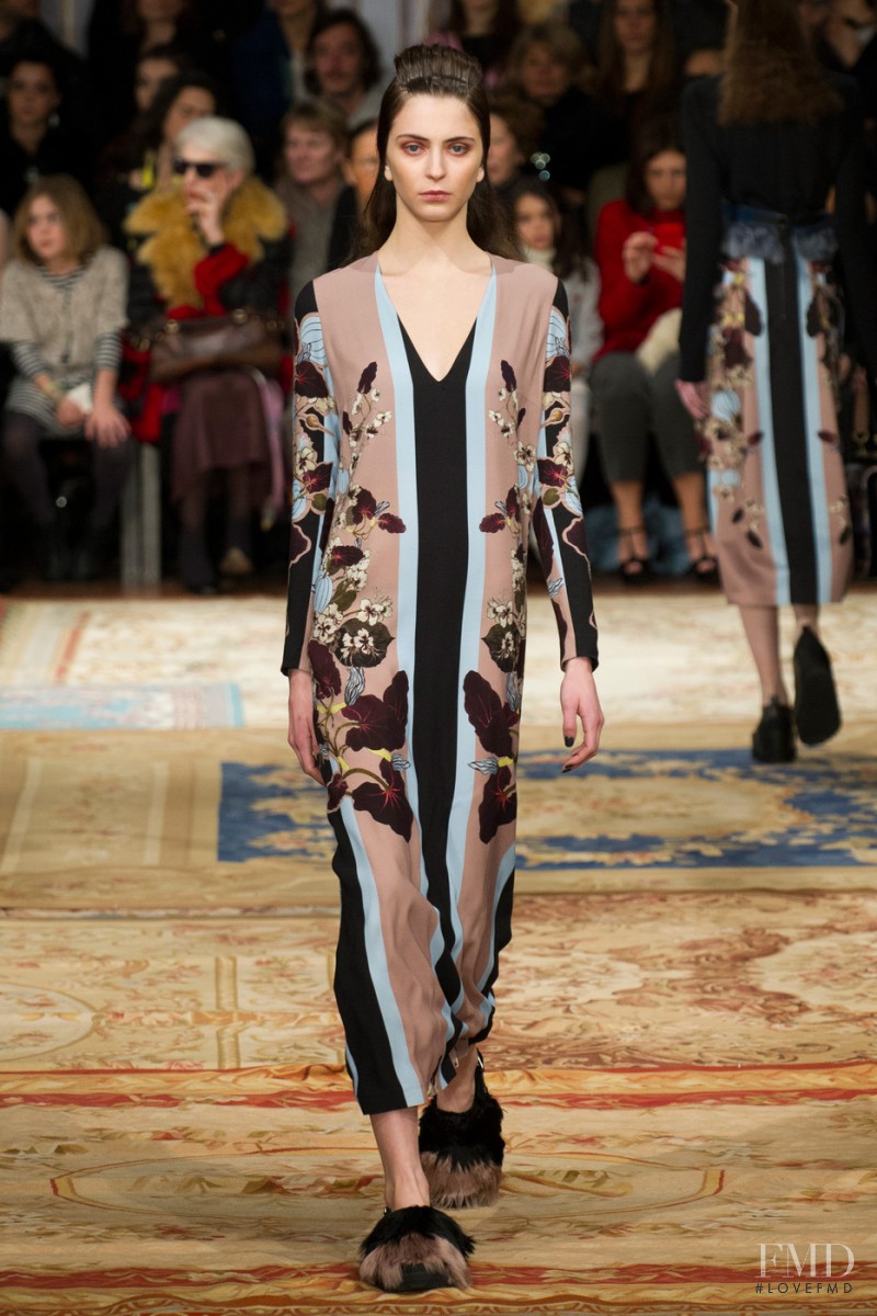 Laura Winges featured in  the Antonio Marras fashion show for Autumn/Winter 2015