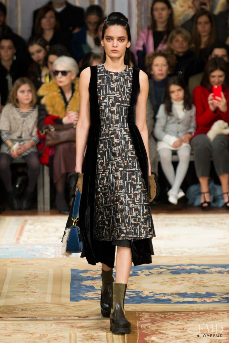 Wanessa Milhomem featured in  the Antonio Marras fashion show for Autumn/Winter 2015