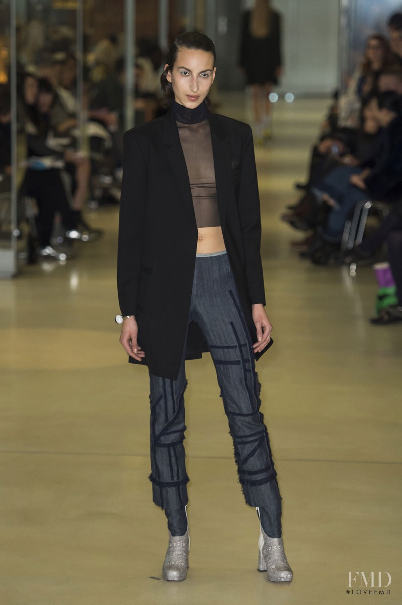 Renata Scheffer featured in  the Léa Peckre fashion show for Autumn/Winter 2015