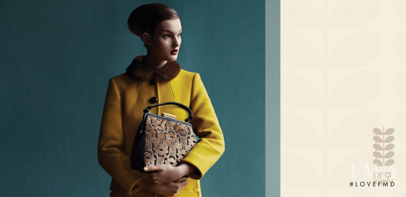 Kirsi Pyrhonen featured in  the Orla Kiely advertisement for Autumn/Winter 2013