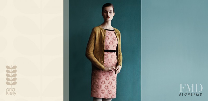 Kirsi Pyrhonen featured in  the Orla Kiely advertisement for Autumn/Winter 2013