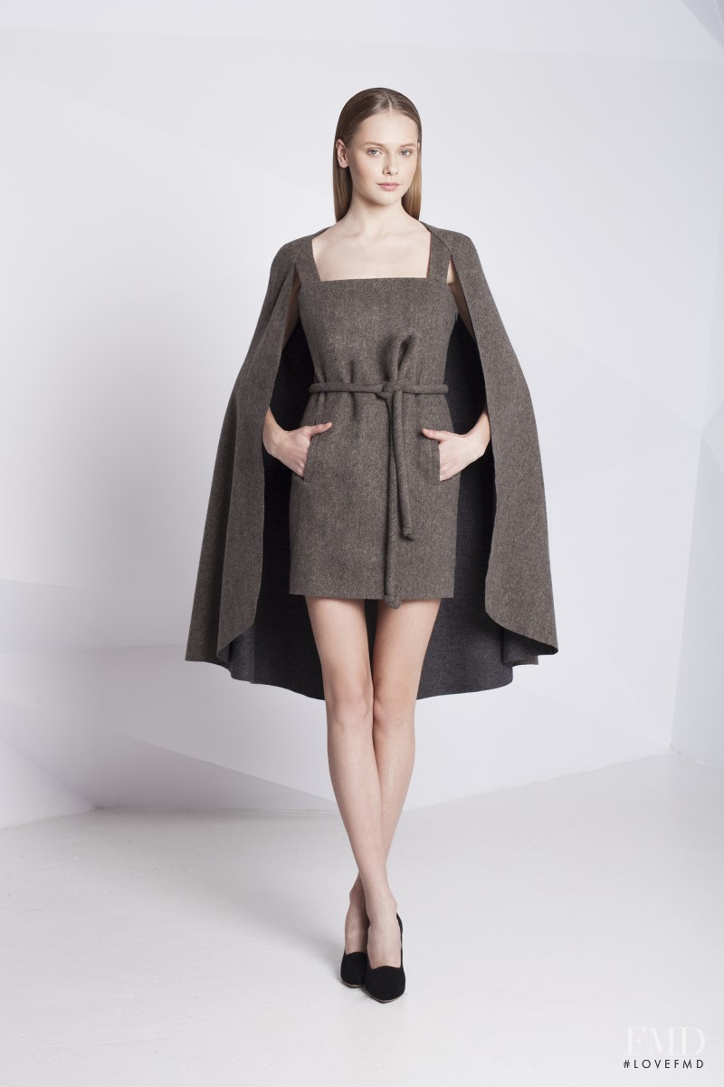 Arina Levchenko featured in  the Obrani lookbook for Autumn/Winter 2014