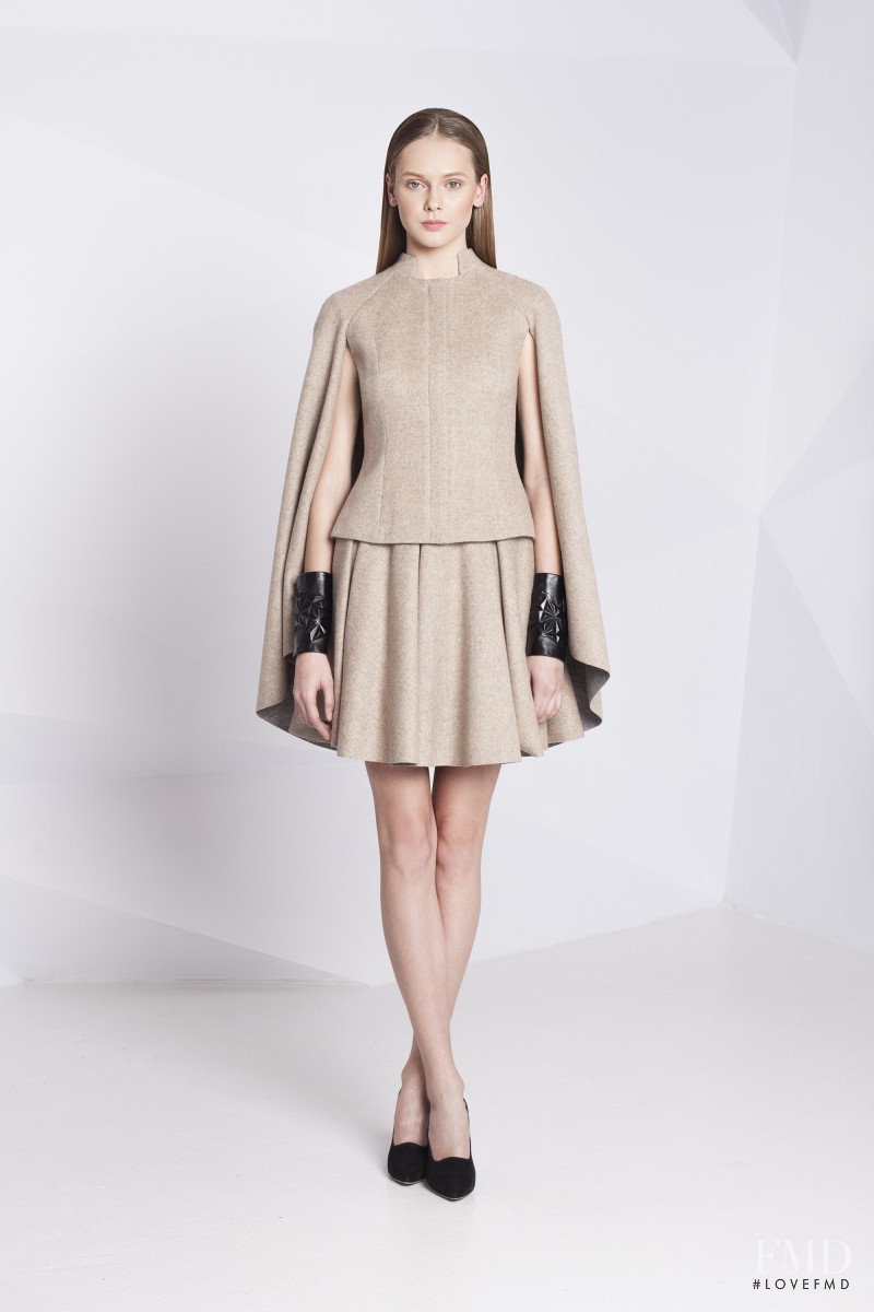 Arina Levchenko featured in  the Obrani lookbook for Autumn/Winter 2014