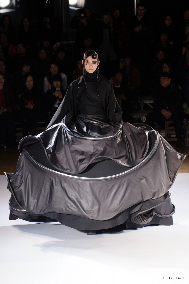 Pavlina Drozd featured in  the Yohji Yamamoto fashion show for Autumn/Winter 2015