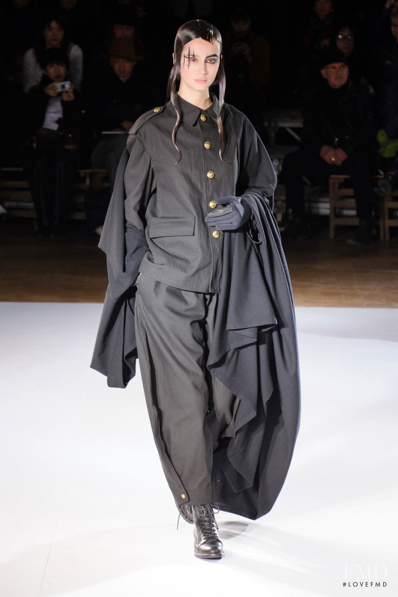 Chiara Cucinella featured in  the Yohji Yamamoto fashion show for Autumn/Winter 2015