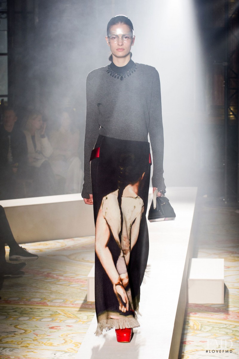 Rebecca Gobbi featured in  the Undercover Hurt fashion show for Autumn/Winter 2015