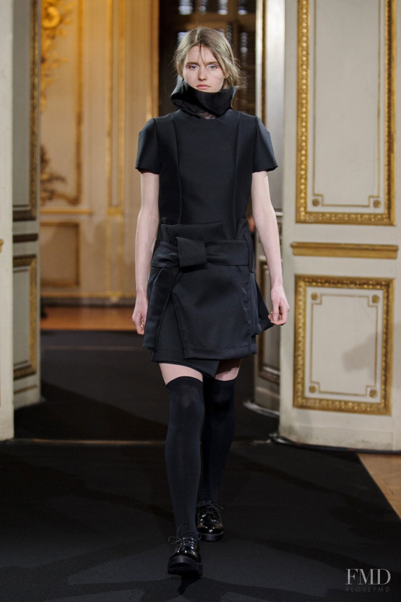 Luba Hryniv featured in  the Moon Young Hee fashion show for Autumn/Winter 2015