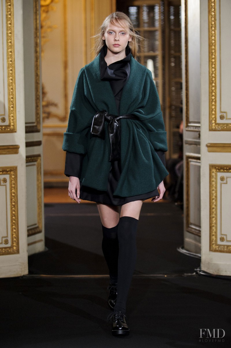 Arina Levchenko featured in  the Moon Young Hee fashion show for Autumn/Winter 2015