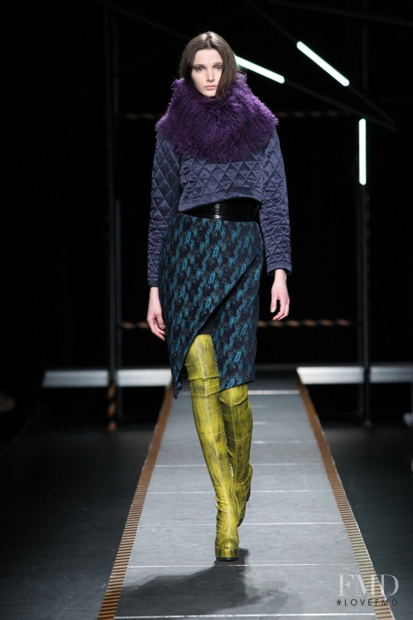 Mara Jankovic featured in  the House of Holland fashion show for Autumn/Winter 2015