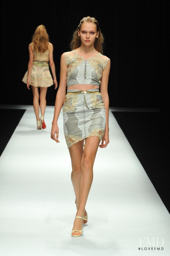 Arina Levchenko featured in  the Zin Kato fashion show for Spring/Summer 2015