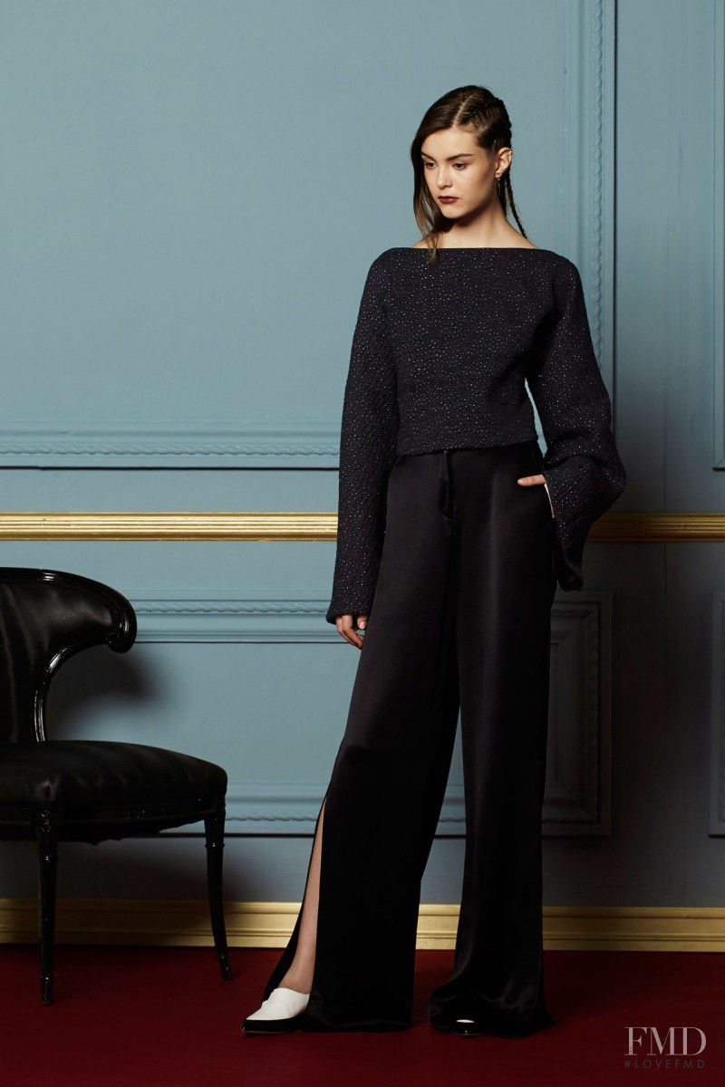 Irina Shnitman featured in  the Hellessy lookbook for Autumn/Winter 2015