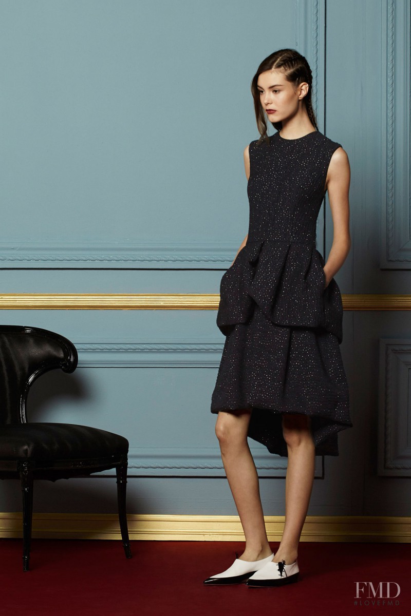 Irina Shnitman featured in  the Hellessy lookbook for Autumn/Winter 2015