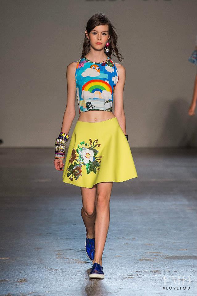 Irina Shnitman featured in  the Leitmotiv fashion show for Spring/Summer 2015
