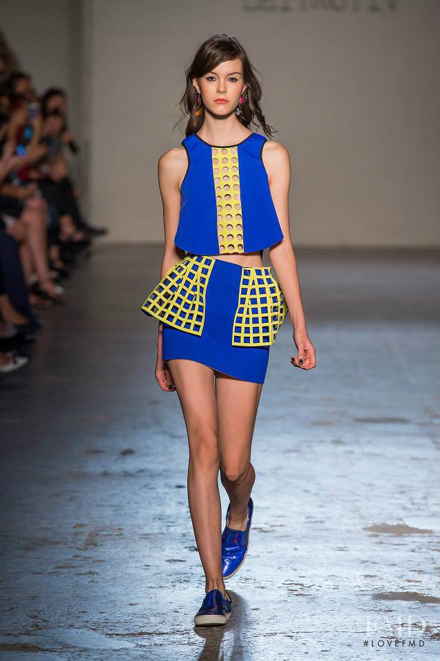 Irina Shnitman featured in  the Leitmotiv fashion show for Spring/Summer 2015