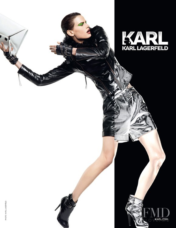 Saskia de Brauw featured in  the KARL by Karl Lagerfeld advertisement for Autumn/Winter 2012