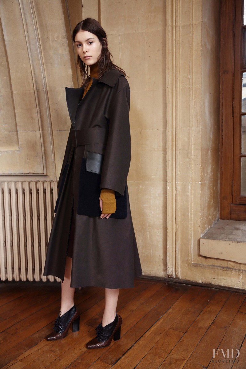 Irina Shnitman featured in  the Sharon Wauchob lookbook for Pre-Fall 2015