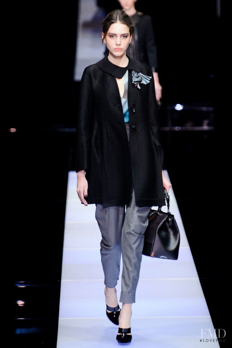 Tako Natsvlishvili featured in  the Giorgio Armani fashion show for Autumn/Winter 2015