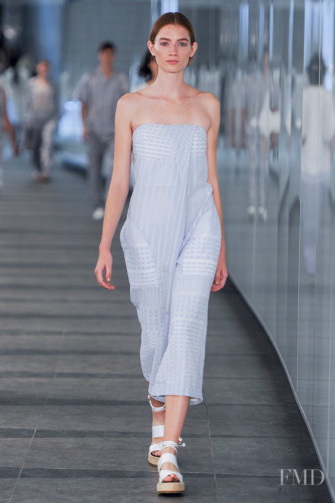 Kristin Zakala featured in  the Whistles fashion show for Spring/Summer 2015