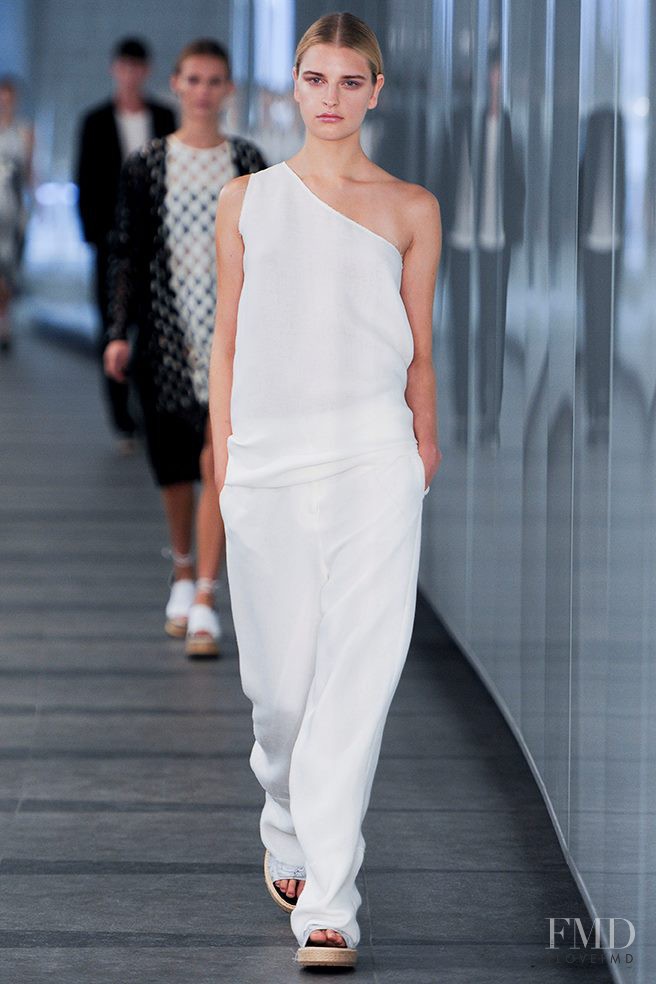 Ieva Palionyte featured in  the Whistles fashion show for Spring/Summer 2015