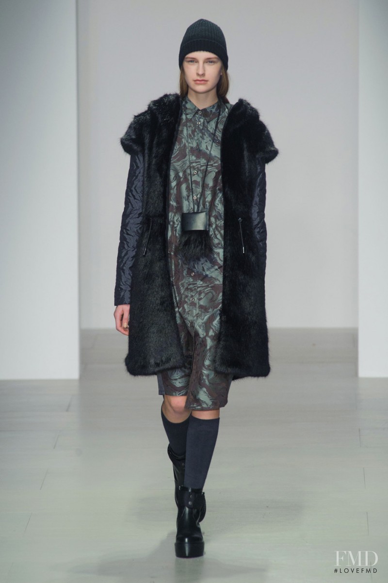 Ieva Palionyte featured in  the Christopher Raeburn fashion show for Autumn/Winter 2014