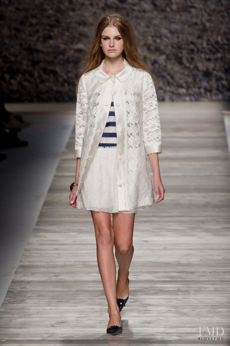 Ieva Palionyte featured in  the be Blumarine fashion show for Spring/Summer 2014