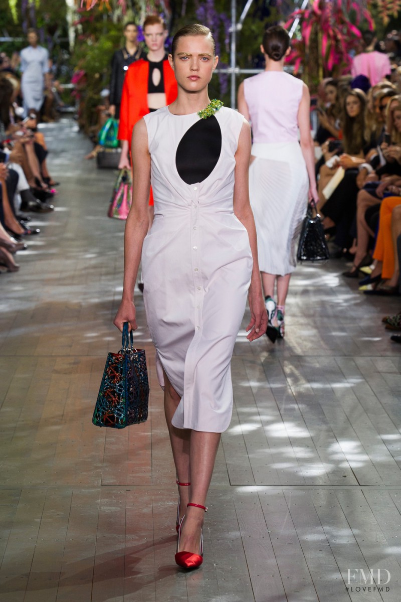 Milana Kruz featured in  the Christian Dior fashion show for Spring/Summer 2014