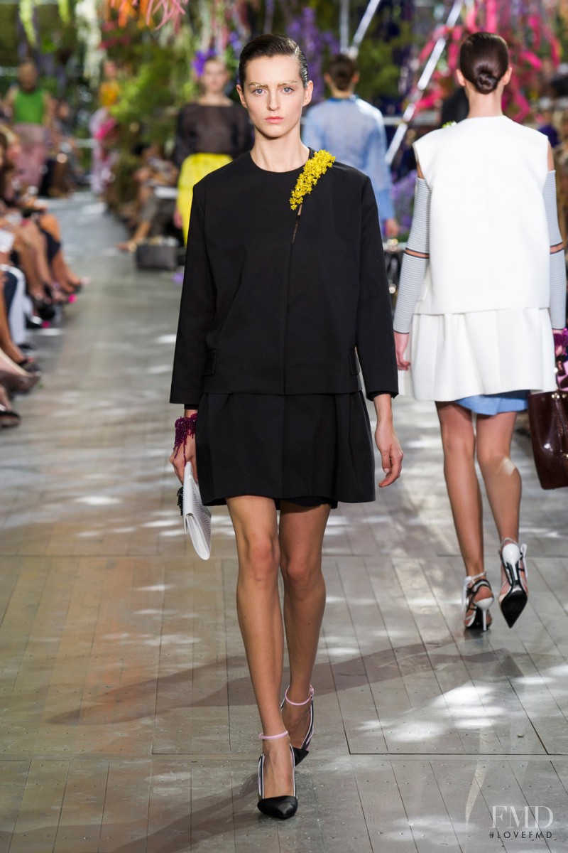 Georgia Taylor featured in  the Christian Dior fashion show for Spring/Summer 2014