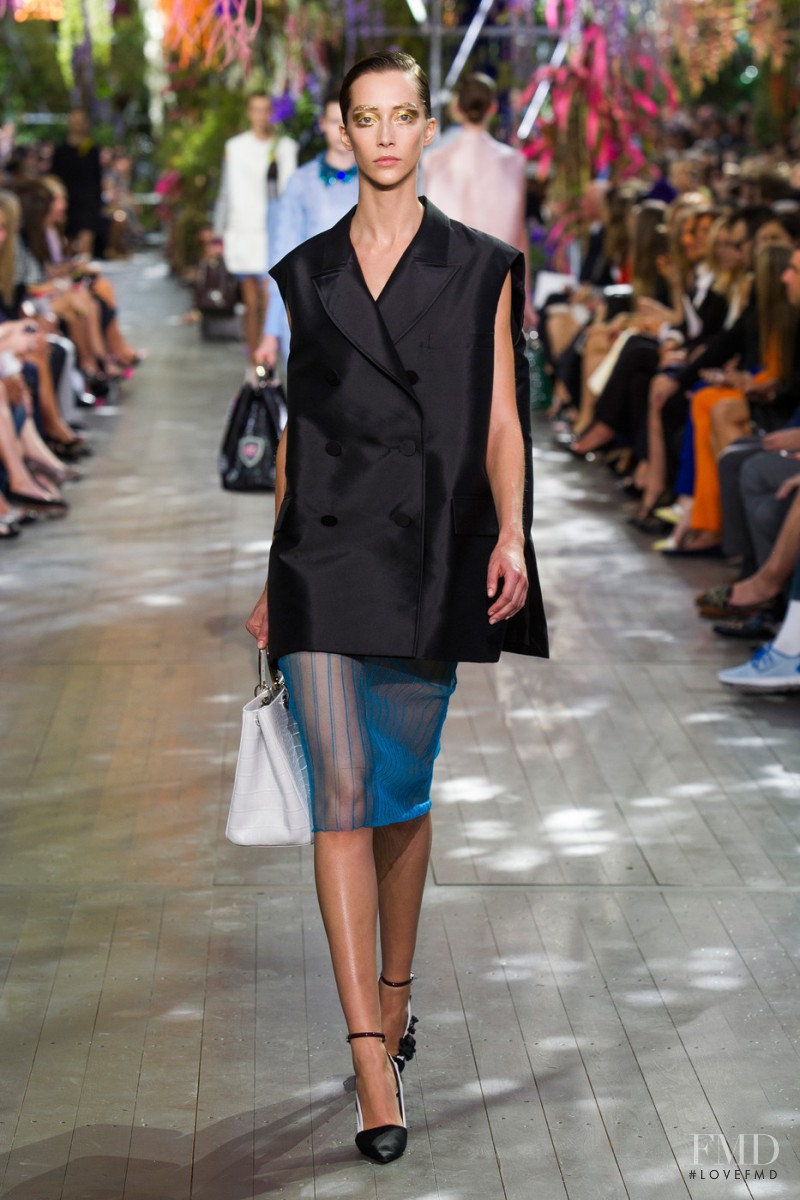 Alana Zimmer featured in  the Christian Dior fashion show for Spring/Summer 2014