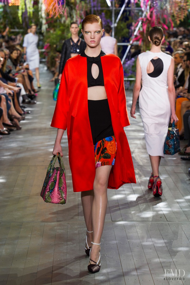 Anastasia Ivanova featured in  the Christian Dior fashion show for Spring/Summer 2014
