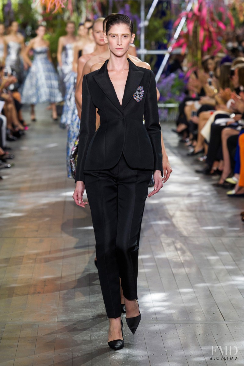 Marie Piovesan featured in  the Christian Dior fashion show for Spring/Summer 2014