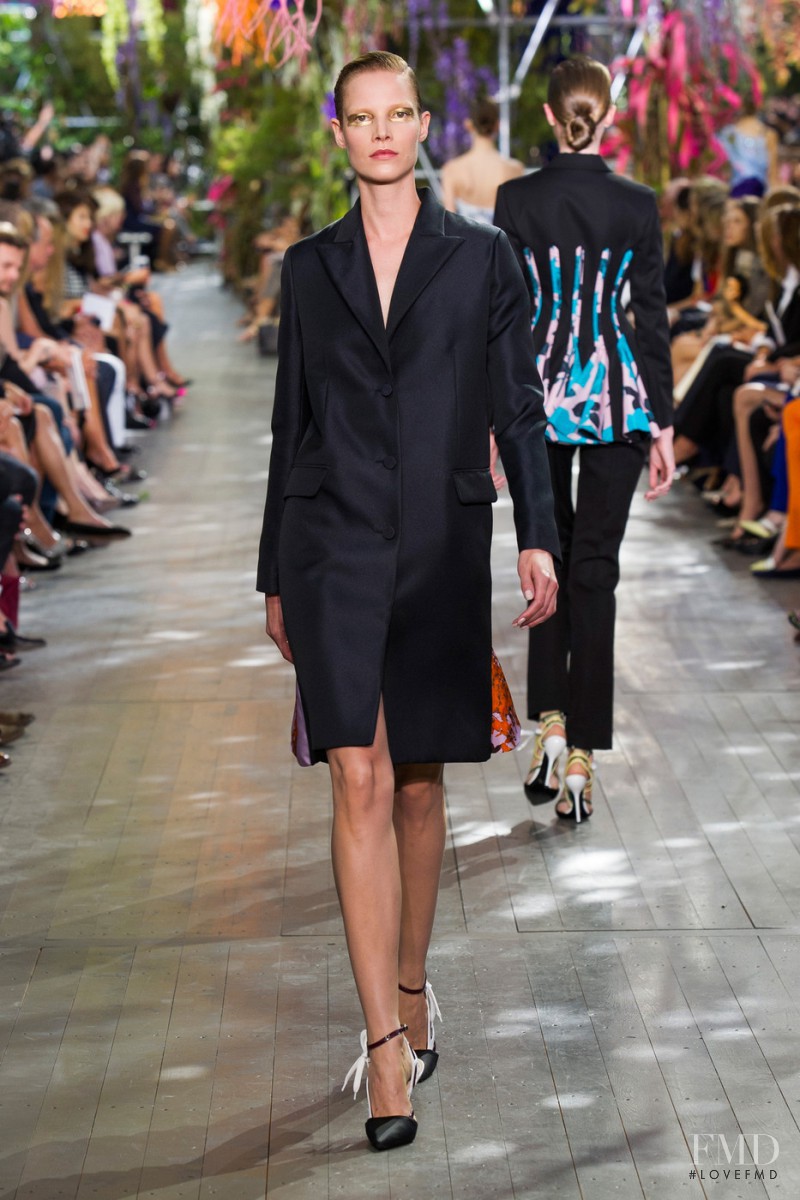 Suvi Koponen featured in  the Christian Dior fashion show for Spring/Summer 2014