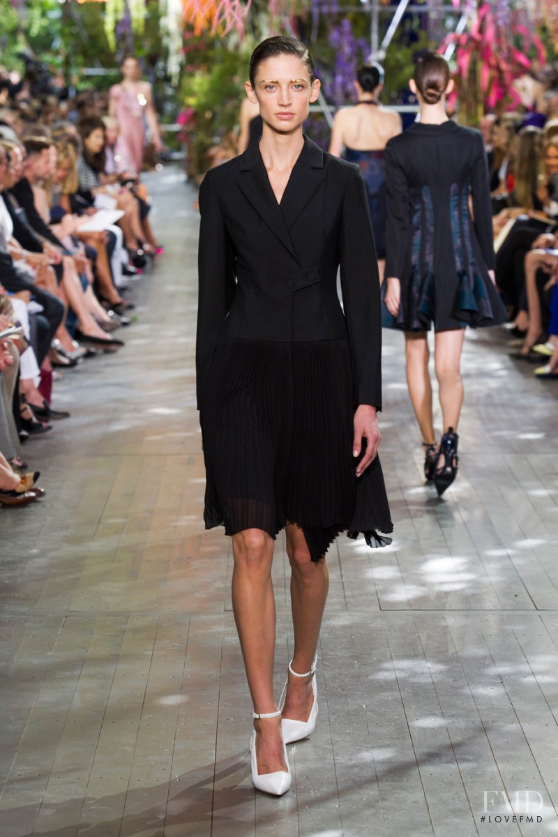 Kate Goodling featured in  the Christian Dior fashion show for Spring/Summer 2014
