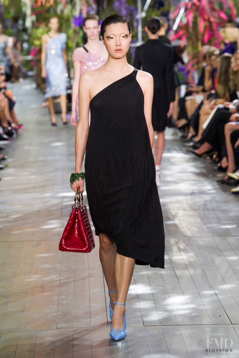 Sung Hee Kim featured in  the Christian Dior fashion show for Spring/Summer 2014